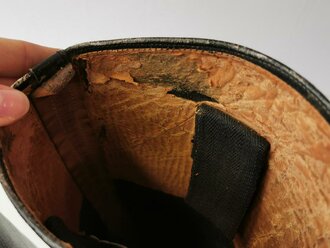 Paar Stiefel für Offiziere der Wehrmacht, weiches Leder, Sohlenlänge 30cm