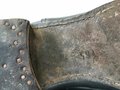 Paar Stiefel für Offiziere der Wehrmacht, weiches Leder, Sohlenlänge 30cm