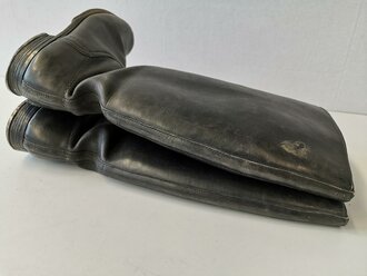 Paar Stiefel für Offiziere der Wehrmacht, weiches Leder, Sohlenlänge 28,5cm