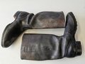 Paar Stiefel für Mannschaften der Wehrmacht, der Schaft oben leicht eingekürzt, Sohlenlänge 30,5cm