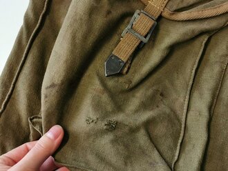 Rucksack Wehrmacht in Tropenausführung datiert 1942,...