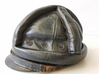 Luftwaffe, Lederhelm für Segelflieger , LBA Stempelung von 1938, sehr guter Zustand