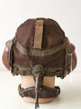 Luftwaffe Netzkopfhaube L Kp N 101, Ln 26670. Getragenes Stück, guter Zustand, Kable mit Stecker fehlt