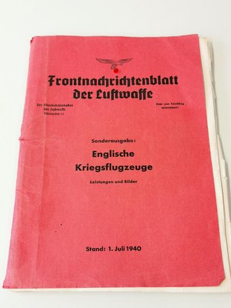 Frontnachrichtenblatt der Luftwaffe, Sonderausgabe:...