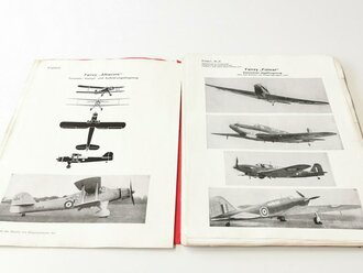 Frontnachrichtenblatt der Luftwaffe, Sonderausgabe: Englische Kriegsflugzeuge, Leistungen und Bilder Stand 1.Juli 1940.  Nicht auf Vollständigkeit überprüft