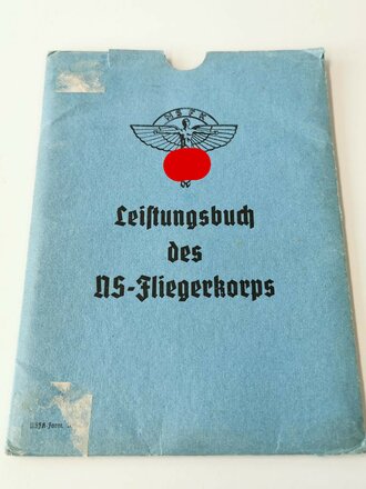 Leistungsbuch des NS Fliegerkorps in Hülle, 1943...