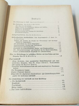 " Die Eroberung der Luft" Ein Handbuch der Luftschiffahrt und Flugtechnik mit 432 Seiten