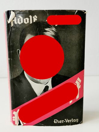 Adolf Hitler "Mein Kampf" Blaue Leinenausgabe in sehr gutem Zustand, im Schutzumschlag, dieser zum Teil leicht defekt