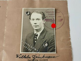 Ausweis Reichskulturkammer datiert 1940