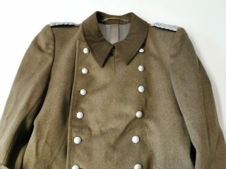 Reichsarbeitsdienst, Mantel für einen Offizier in sehr gutem Zustand, die Schulterstücke original vernäht