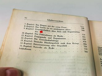 Adolf Hitler "Mein Kampf" blaue Leinenausgabe 1942