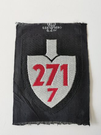 Reichsarbeitsdienst Ärmelspaten "271" für Führer