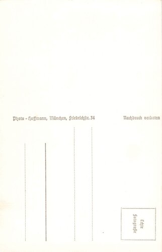 Ansichtskarte SS Standartenführer Gieseke,  Hoffmann...