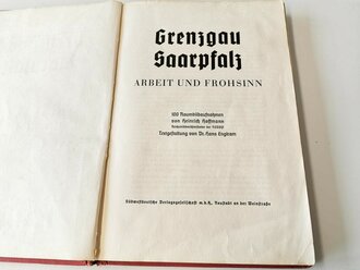 Raumbildalbum " Grenzgau Saarpfalz" Komplett, Einband abgegriffen