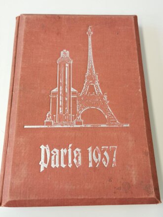 Raumbildalbum "Paris 1937" Bild Nummer 49 und 61 als neuzeitliche Kopie, sonst komplett, Einband abgegriffen