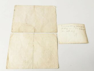 Personalausweis "Ist berechtigt das Abzeichen für Hilfskrankenträger zu tragen" datiert Mai 1944