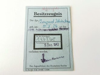BDM Ausweis und Urkundengruppe für eine...