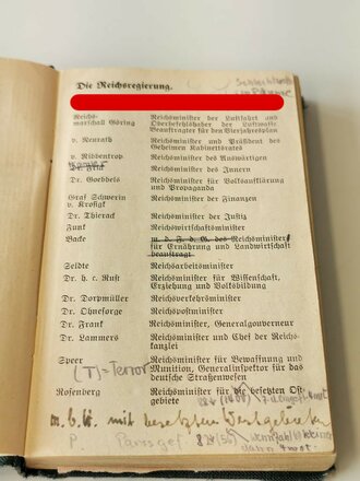 Deutscher Luftwaffen Kalender 1943, gebraucht