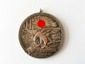 "Deutsch die Saar" Tragbare Medaille des "Schützen Landes Verband Saar 1935" Durchmesser 40mm