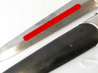 NSKK Dienstdolch ,zusammengehöriges Stück , Doppelhersteller "Puma Solingen, RZM M7/27 "