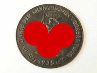 Nicht tragbare Medaille " Im Jahre der olympischen...