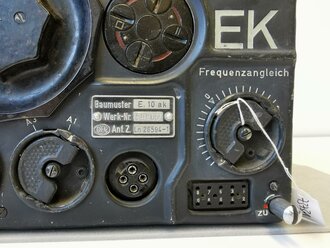 Luftwaffe Empfänger E.10 ak  Ln 26594 , Originallack, Funktion nicht geprüft