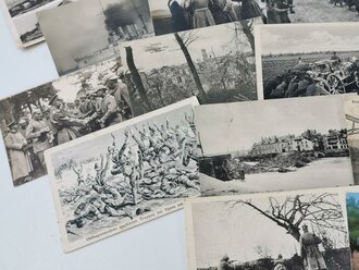 Kaiserreich und 1. Weltkrieg, 24 Ansichtskarten / Postkarten