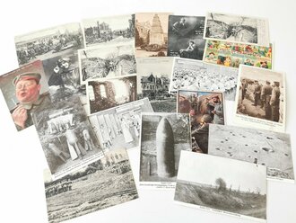 Kaiserreich und 1. Weltkrieg, 20 Ansichtskarten / Postkarten