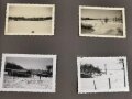 Reichsarbeitsdienst Fotoalbum mit Ärmelstreifen "W" ( Westwall ) für Offiziere. 146 Fotos, davon auch etliche vom weiblichen Arbeitsdienst