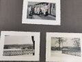 Reichsarbeitsdienst Fotoalbum mit Ärmelstreifen "W" ( Westwall ) für Offiziere. 146 Fotos, davon auch etliche vom weiblichen Arbeitsdienst