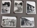 Reichsarbeitsdienst Fotoalbum mit Ärmelstreifen "W" ( Westwall ) für Offiziere. 146 Fotos, davon auch etliche vom weiblichen Arbeitsdienst