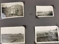 Reichsarbeitsdienst Fotoalbum mit Ärmelstreifen "W" ( Westwall ) für Offiziere. 146 Fotos, davon auch etliche vom weiblichen Arbeitsdienst