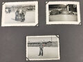 Reichsarbeitsdienst Fotoalbum mit Ärmelstreifen "W" ( Westwall ) für Offiziere. 146 Fotos, davon auch etliche vom weiblichen Arbeitsdienst