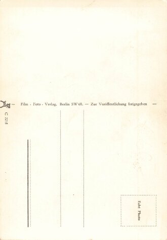 Fotopostkarte Film Foto Verlag Berlin...