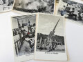 12 Stück Ansichtskarten Wehrmacht, feucht gelegen, daher haben sich grösstenteils die Rückseiten abgelöst