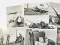 12 Stück Ansichtskarten Wehrmacht, feucht gelegen, daher haben sich grösstenteils die Rückseiten abgelöst