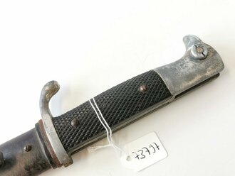 Extraseitengewehr KS98 , Hersteller Hörster Solingen, hintere Griffschale defekt