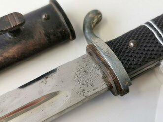 Extraseitengewehr KS98 , Hersteller Hörster Solingen, hintere Griffschale defekt