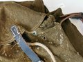 Rucksack für Artillerie Wehrmacht, selten mit beiden Riemen zum aufschnallen der Zeltbahn