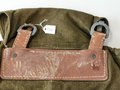 Rucksack für Artillerie Wehrmacht, selten mit beiden Riemen zum aufschnallen der Zeltbahn