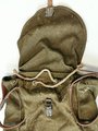 Rucksack für Artillerie Wehrmacht, selten mit beiden Riemen zum aufschnallen der Zeltbahn