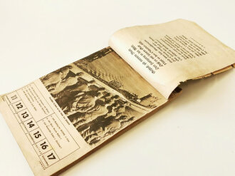 Arbeitsdienst Kalender 1942, die erste Seite defekt , sonst gut.