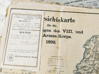 Konvolut Landkarten aller Art, sowohl Militärisch als auch Zivil, Kaiserreich und 2.Weltkrieg, zum Teil defekt.4,6kg