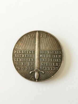 1. Weltkrieg, Medaille Kaiser Wilhelm II, Durchmesser 34mm