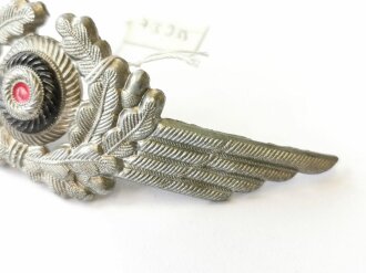 Luftwaffe Schwinge für die Schirmmütze aus Zink