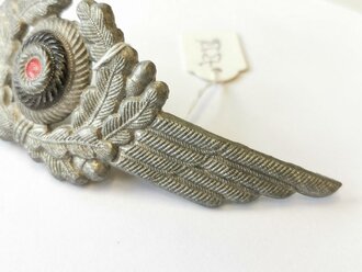 Luftwaffe Schwinge für die Schirmmütze aus Zink