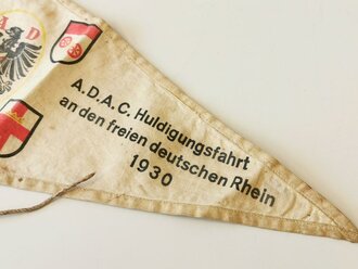 Wimpel "ADAC Huldigungsfahrt an den freien deutschen Rhein 1930"