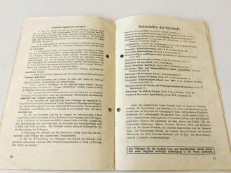 Deutsches Turn- und Sportabzeichen für Männer, Urkundenheft mit Verleihungsurkunde für das Sportabzeichen in Bronze, datiert 1927. Der Beliehene war Angehöriger der Reichsmarine