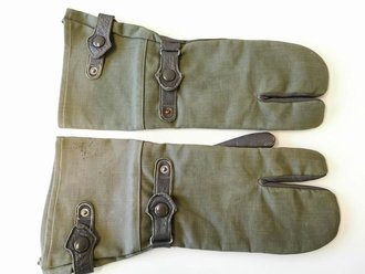 Paar Handschuhe für Kradmelder der Wehrmacht, sehr gut erhaltenes Paar datiert 1941.
