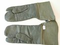 Paar Handschuhe für Kradmelder der Wehrmacht, sehr gut erhaltenes Paar datiert 1944.